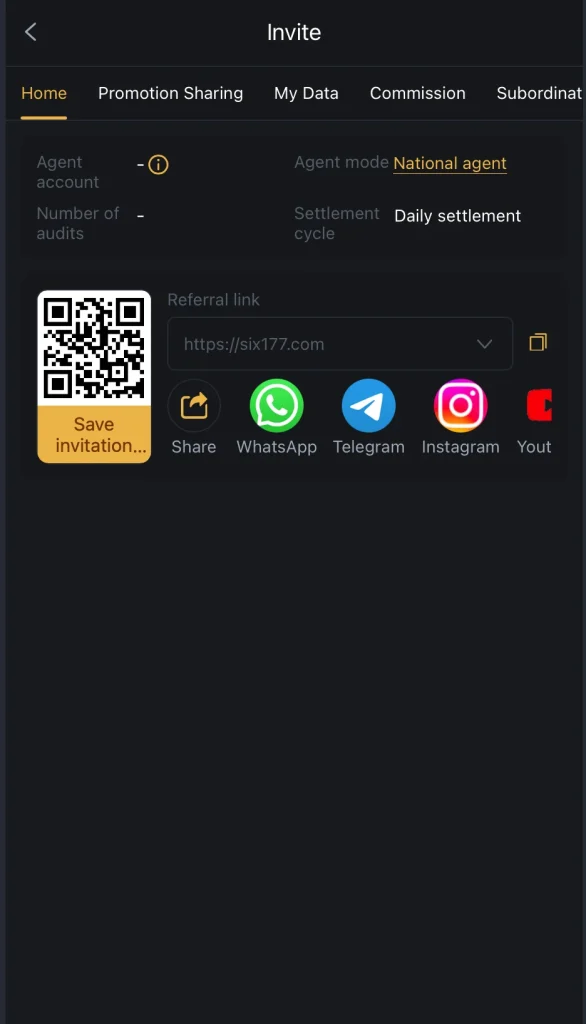 six177 game referral programm